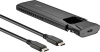 Insignia™ - M.2 NVMe to USB-C SSD Enclosure - Large Front