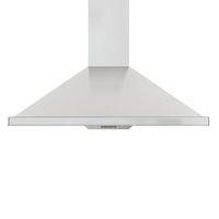 Zephyr - 36 inches - Convertible - Wall Range Hood - Stainless Steel - Large Front