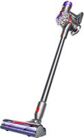 Dyson - V8 Cordless Vacuum with 6 accessories - Silver/Nickel - Large Front