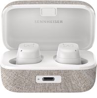 Sennheiser - Momentum 3 True Wireless Noise Cancelling In-Ear Headphones - White - Large Front