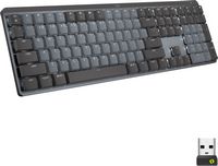 Logitech - MX Mechanical Full size Wireless Mechanical Tactile Switch Keyboard for Windows/macOS ... - Large Front