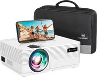 Vankyo - Leisure 470 Pro Native 1080P Wireless Single LCD Mini Projector - White - Large Front