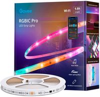 Govee - Wi-Fi RGBIC LED Strip Light - 10 feet - Multi - Large Front