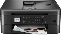 Brother - MFC-J1010DW Wireless Color All-in-One Refresh Subscription Eligible Inkjet Printer - Black - Large Front