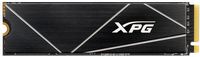 ADATA - XPG GAMMIX S70 Blade 4TB Internal SSD PCIe Gen 4 x4 with Heatsink for PS5 - Large Front