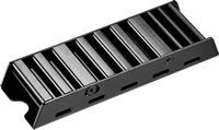 Insignia™ - Heatsink Enclosure for M.2 NVMe SSDs and PS5 - Black - Large Front