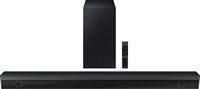 Samsung - HW-B650/ZA 3.1 Channel Soundbar with Wireless Subwoofer, Dolby 5.1 / DTS Virtual:X - Black - Large Front