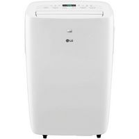 LG - 250 Sq. Ft. Portable Air Conditioner - White - Large Front
