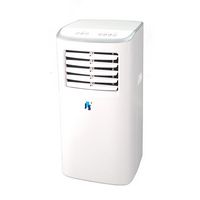 JHS - 250 Sq. Ft. Portable Air Conditioner - White - Large Front