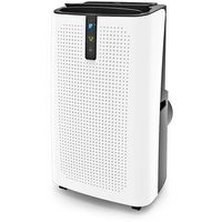 JHS - 12,000 BTU Portable Air Conditioner - White - Large Front