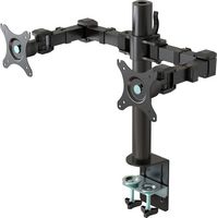 Insignia™ - Dual Screen Desktop Mount for Monitors up to 30