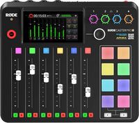 RØDE - RØDECASTER PRO II Integrated Audio Production Studio - Black - Large Front