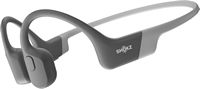 Shokz - OpenRun Bone Conduction Open-Ear Endurance Headphones - Gray - Large Front