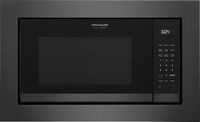 Frigidaire - Gallery 2.2 Cu. Ft. Built-In Microwave - Black Stainless Steel - Large Front