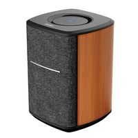 Edifier - MS50A Classic Portable Wi-Fi Speaker - Wood - Large Front