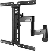 Rocketfish™ - Full-Motion TV Wall Mount for Most 32”-55” TVs - Black - Large Front