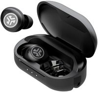 JLab - JBuds Air Pro True Wireless Earbuds - Black - Large Front