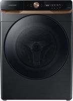 Samsung - 4.6 cu. ft. Large Capacity AI Smart Dial Front Load Washer with Auto Dispense and Super... - Large Front