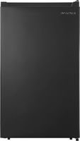 Insignia™ - 3.3 Cu. Ft. Mini Fridge with ENERGY STAR Certification - Black - Large Front