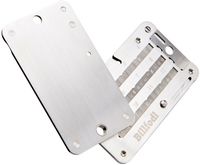 Billfodl - Crypto Seed Phrase Backup Wallet - Stainless Steel - Large Front