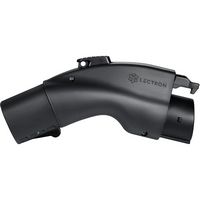 Lectron - Tesla to J1772 EV Charger Adapter for J1772 Electric Vehicle - Black - Large Front