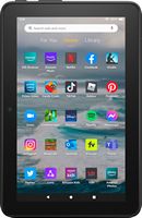 Amazon - Fire 7 (2022) 7” tablet with Wi-Fi 16 GB - Black - Large Front