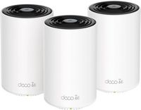 TP-Link - Deco XE75 Pro AXE5400 Tri-Band Wi-Fi 6E Whole Home Mesh System (3-Pack) - White - Large Front