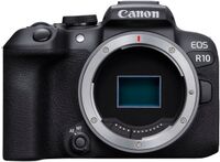 Canon - EOS R10 Mirrorless Camera (Body Only) - Black - Large Front