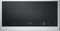 LG - 1.7 Cu. Ft. Convection Over-the-Range Microwave with Sensor Cooking and Air Fry - Stainless ... - Large Front