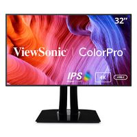 ViewSonic - ColorPro VP3268A-4K 31.5 IPS 4K UHD Monitor (DisplayPort USB, HDMI) - Black - Large Front