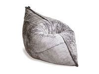 Lovesac - PillowSac in Wombat Phur - Charcoal - Large Front