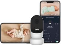 Owlet - Cam 2, HD Video Baby Monitor - White - Large Front
