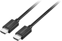 Insignia™ - 4' 4K Ultra HD HDMI Cable - Black - Large Front
