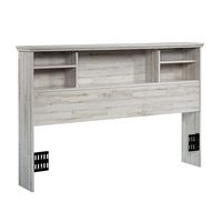Sauder - River Ranch Rustic Bookcase Full /Queen Headboard - White Plank - Large Front