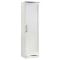 Sauder - Home Plus Single Door Pantry Storage Cabinet - White - Large Front