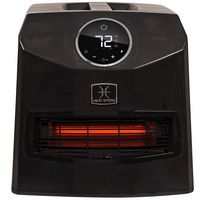 Heat Storm - Mojave 1500 Watt Portable Heater - Black - Large Front
