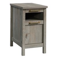 Sauder - Cannery Bridge Side Table - Gray - Large Front