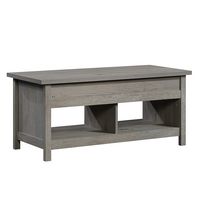 Sauder - Cannery Bridge Lift Top Coffee Table - Gray - Large Front