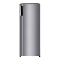LG - 5.79 Cu. Ft. Top-Freezer Refrigerator with Semi Auto Defrost - Platinum Silver - Large Front