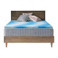 Sealy - Essentials 2 Inch Mattress Topper, California King - Blue - Large Front