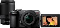 Nikon - Z 30 4K Mirrorless Camera 2-Lens Kit with NIKKOR Z DX 16-50mm f/3.5-6.3 VR and NIKKOR Z D... - Large Front