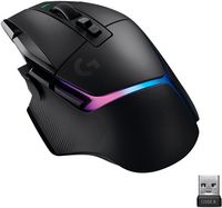 Logitech - G502 X PLUS LIGHTSPEED Wireless Gaming Mouse with HERO 25K Sensor - Wireless - Black - Large Front