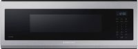 Samsung - OBX 1.1 cu. ft. Smart SLIM Over-the-Range Microwave with 400 CFM Hood Ventilation, Wi-F... - Large Front