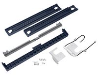 Samsung - Bespoke Stacking and MultiControl Combo Kit - Brushed Navy - Large Front