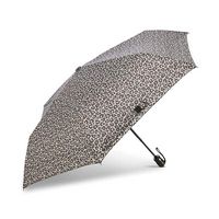 Samsonite - Compact Auto Open/Close Umbrella - Gray/Black Cheetah - Large Front