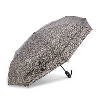 Samsonite - Windguard Auto Open/Close Umbrella - Gray/Black Cheetah - Large Front