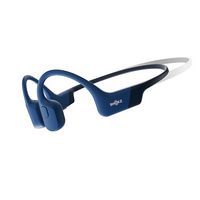 Shokz - OpenRun Mini Bone Conduction Open-Ear Endurance Headphones - Blue - Large Front
