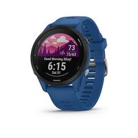 Garmin - Forerunner 255 GPS Smartwatch 46 mm Fiber-reinforced polymer - Tidal Blue - Large Front