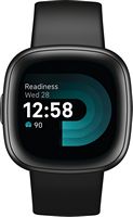 Fitbit - Versa 4 Fitness Smartwatch - Graphite - Large Front