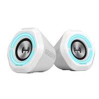 Edifier - G1000 2.0 Bluetooth Gaming Speakers with RGB Lighting (2-Piece) - White - Large Front